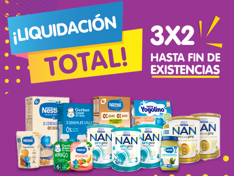 3x2 Tienda Nestlé Bebé