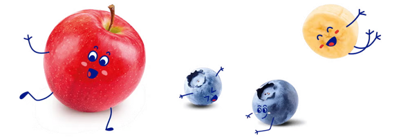 Frutas divertidas Nestlé Funny Fruits