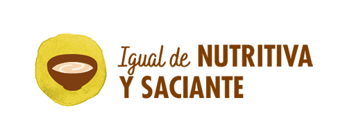 Igual de NUTRITIVA Y SACIANTE