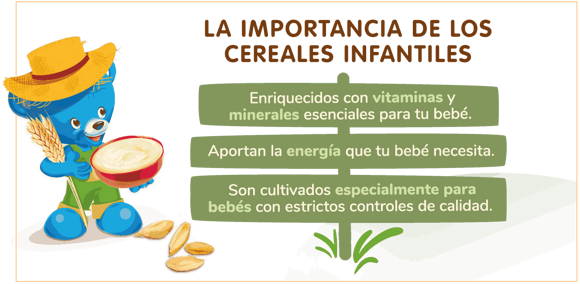 La importancia de los cereales infantiles