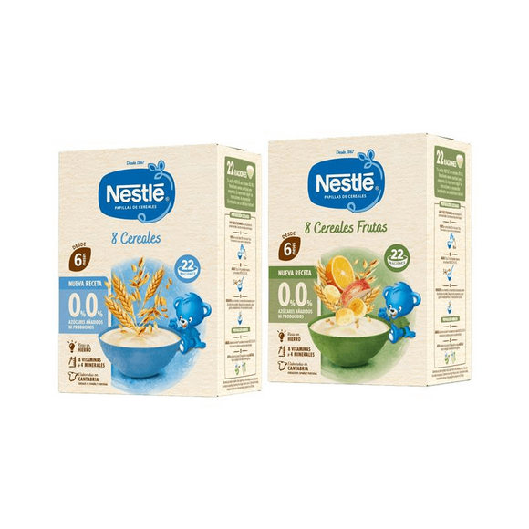 Descubre nuestras papillas NESTLÉ 0%0%