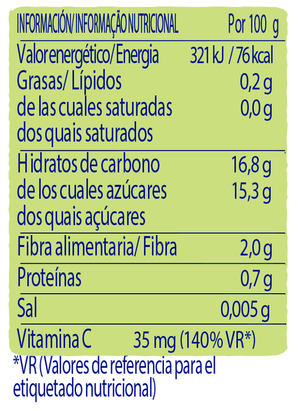 Puré Nestlé bolsita platano manzana | Ingredientes y información nutricional