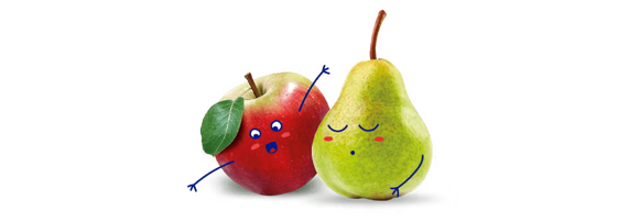 Frutas divertidas Nestlé Happy Fruits