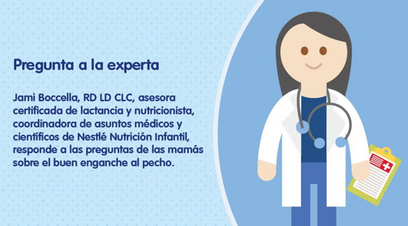 Cómo hacer que agarre el pecho mi bebé, infografía