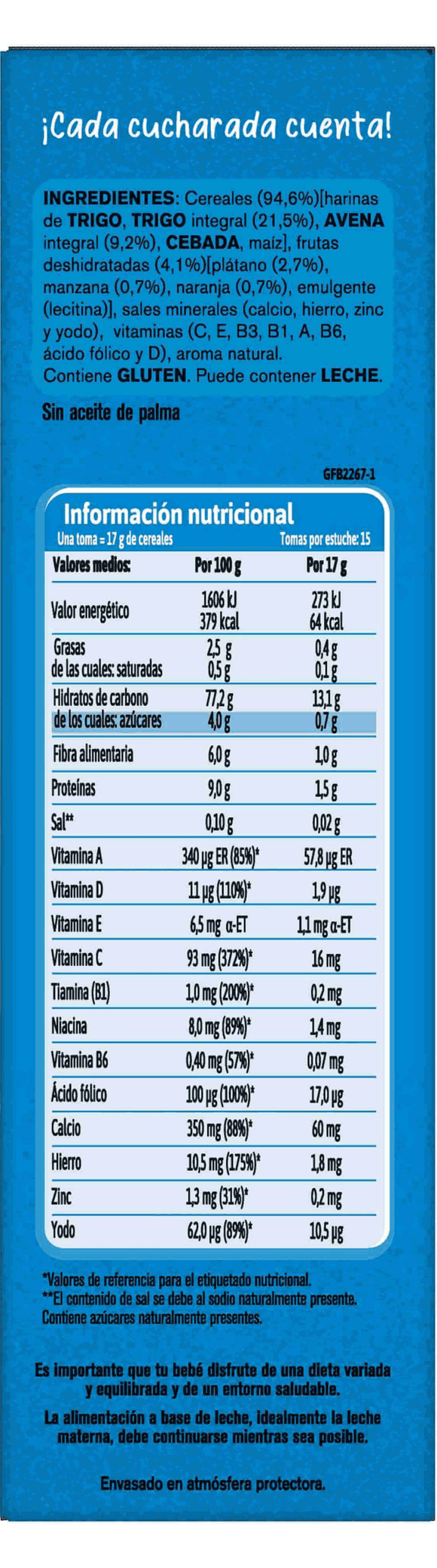 información utricional