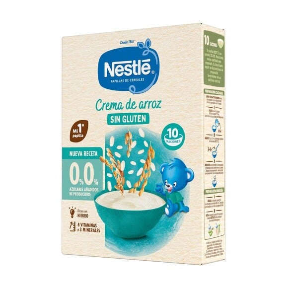 Papillas de cereales NESTLÉ para bebés