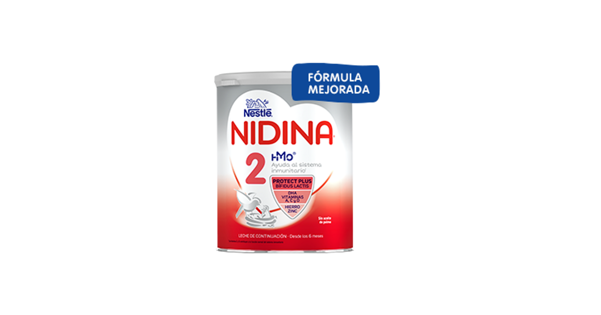 Nidina Nestlé Nidina Leche (2) de continuación, a partir de 6 meses nidina 2  900 g