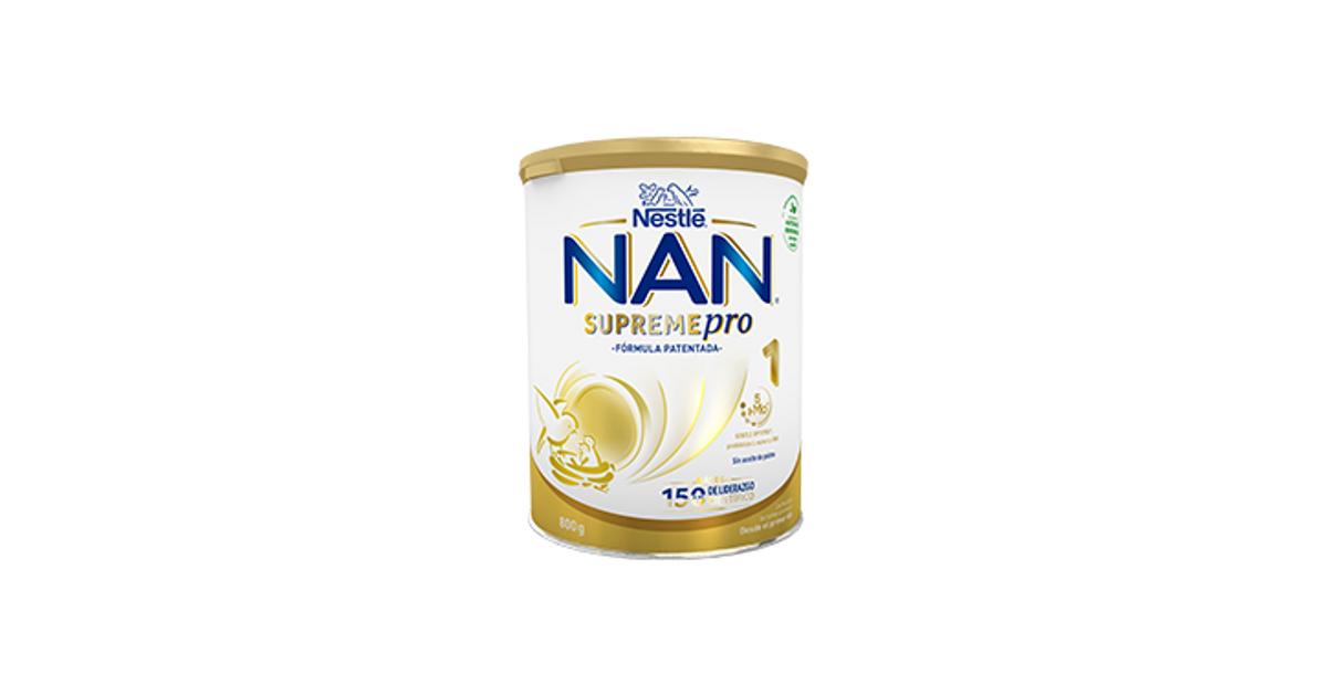 Nestlé NAN 3 Supreme Pro Fórmula Infantil a Partir de 1 Año 1 Lata de 800 g