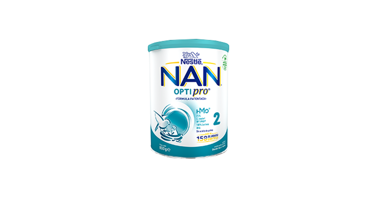 Leche de Continuación Nestlé NAN OPTIPRO 2 (800g) 6m+