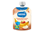Puré frutas y avena para bebés