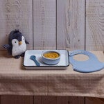 Bodegon guisantes patatas pollo