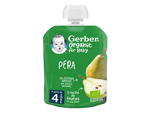 Bolsita puré de fruta para bebés GERBER Pera