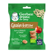 Snacks de cereales para bebés Puffs GERBER Trigo y Avena con Tomate orgánico