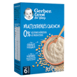 Papillas de cereales para bebés GERBER Multicereales Quinoa 0% 0%
